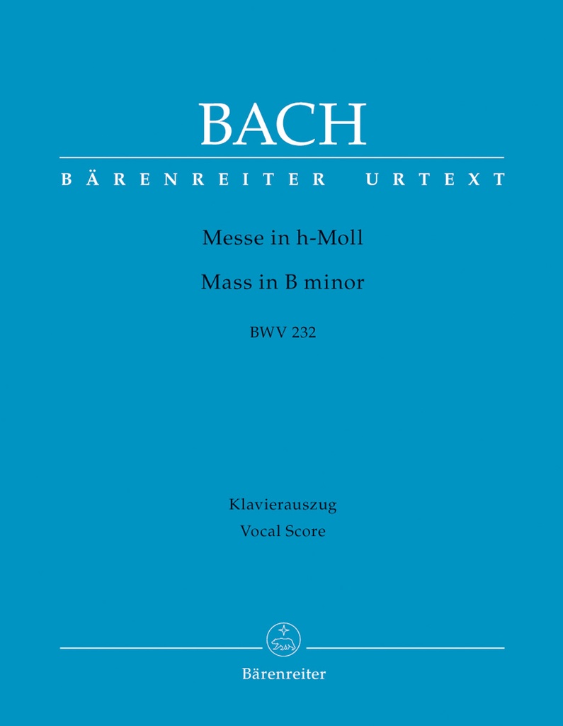 Messe h minor, BWV.232 (Vocal score)