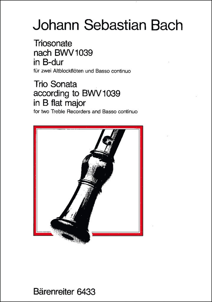 Triosonate B major, BWV.1039