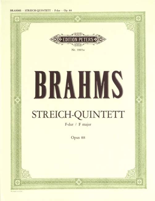 Quintett No.1 in F, Op.88