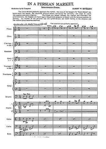 In a Persian Market (Original full score)