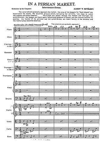 In a Persian Market (Score & parts)