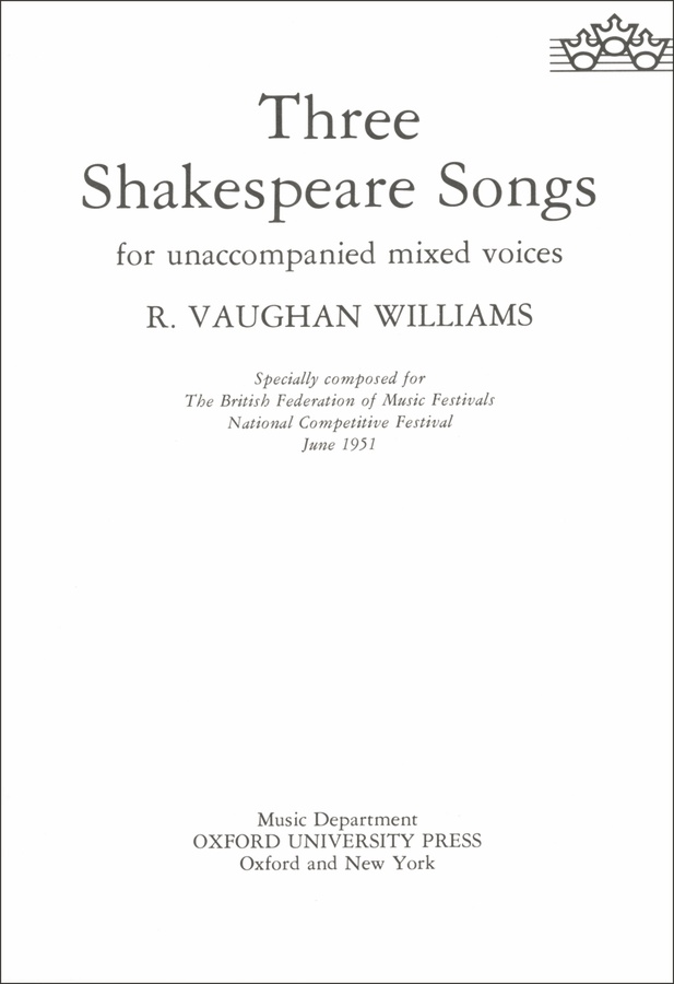 3 Shakespeare Songs