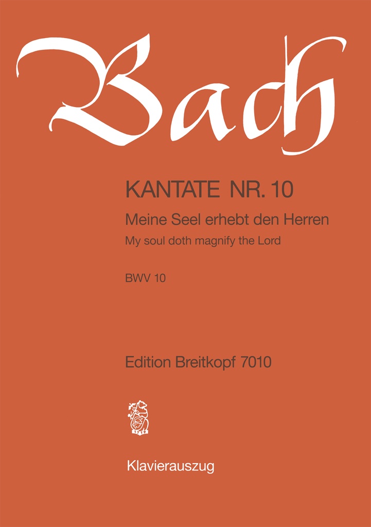 Cantata, BWV.10 My soul doth magnify the Lord (Full score)