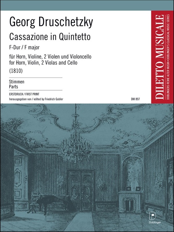 Cassazione in quintetto F-dur (Set of parts)