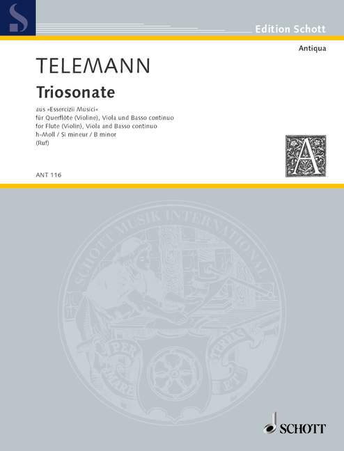 Triosonate h-moll aus Essercizi musici