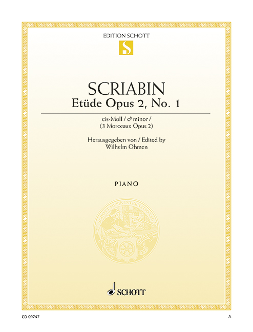 Etude, Op.2 No.1 cis-moll