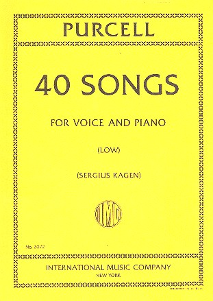40 Songs (Low voice)
