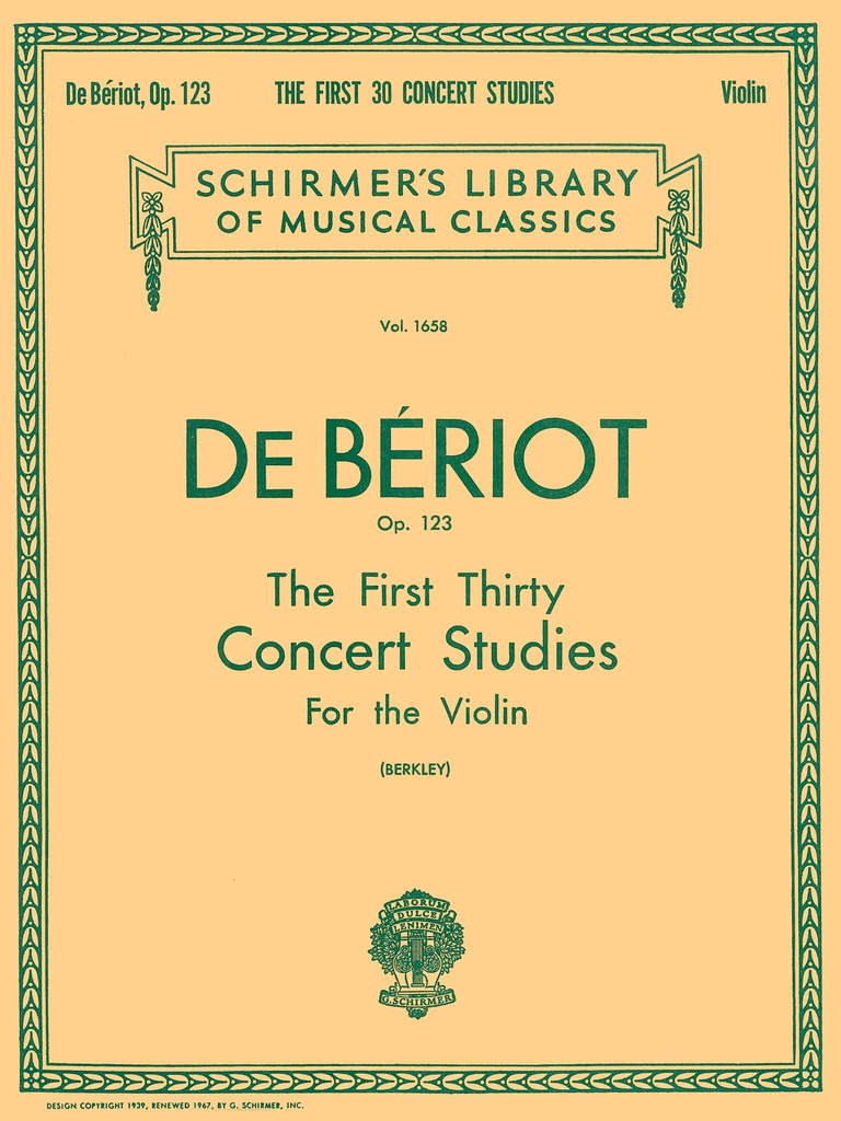 The First 30 Concert Studies, Op.123