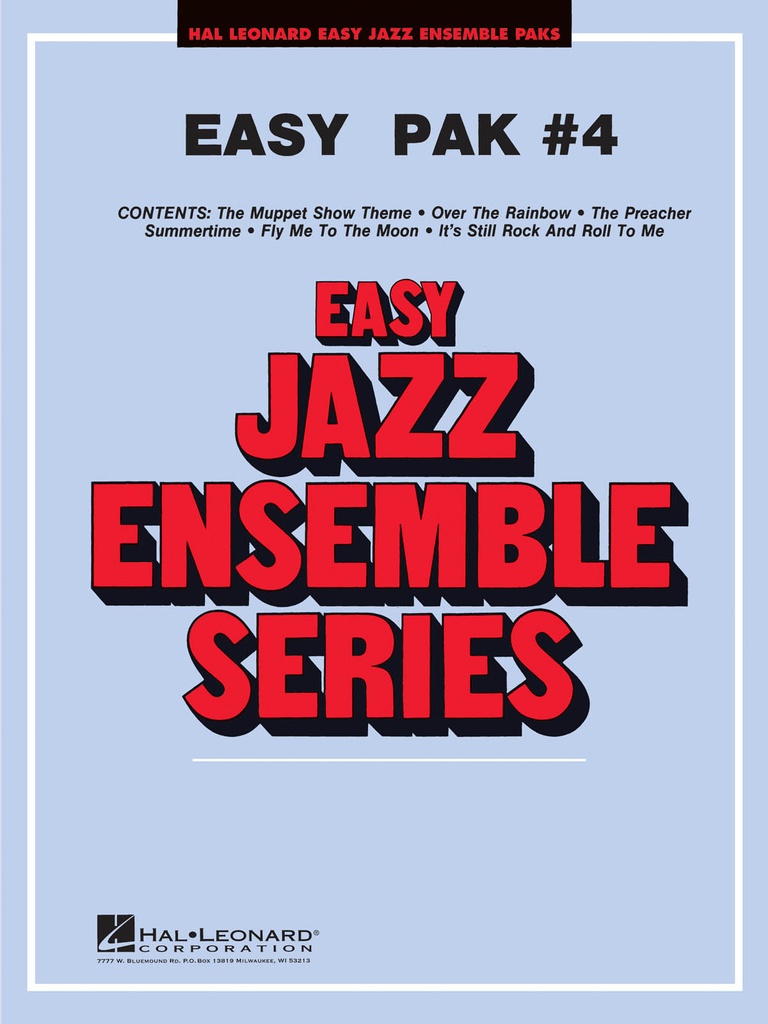 Easy jazz ensemble pack no.4