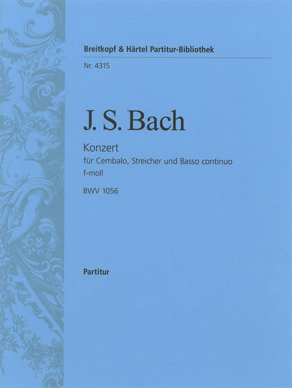 Harpsichord Concerto in F minor, BWV.1056 (Full score)