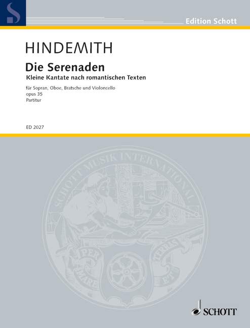 Die Serenaden, Op.35 (Partitur)
