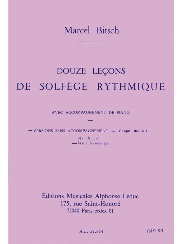 12 Leçons de solfège rythmique (7 Clés)