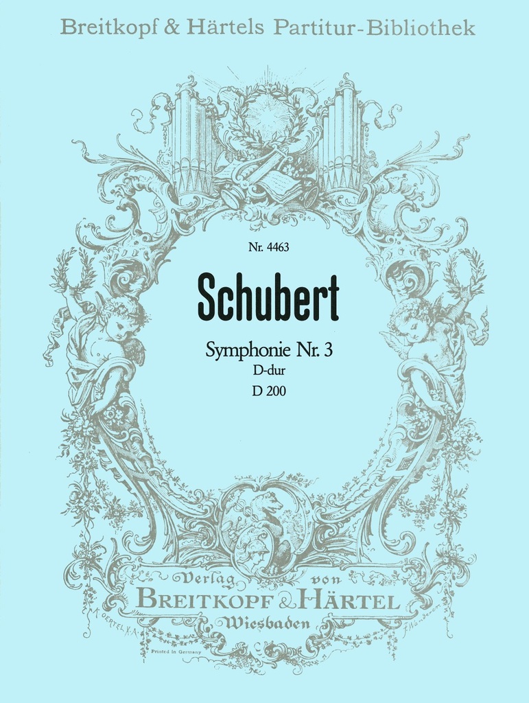 Symphony No.3 in D major, D.200 (Full score)