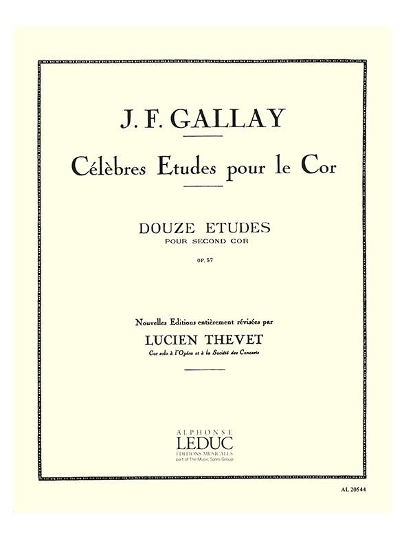 12 Etudes pour 2ième Cor, Op.57