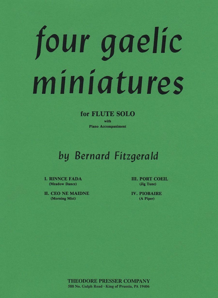 4 Gaelic miniatures