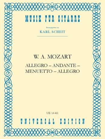 Allegro, andante, menuetto, allegro