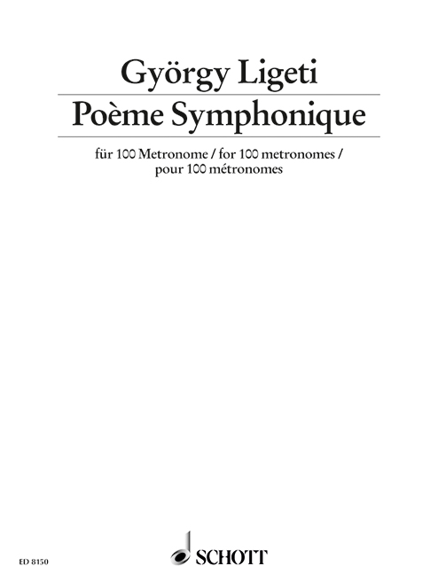 Poeme symphonique (100 Metronomes)