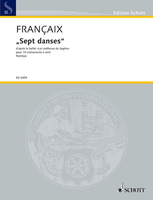 7 Danses after the Ballet Les Malheurs de Sophie (Score)