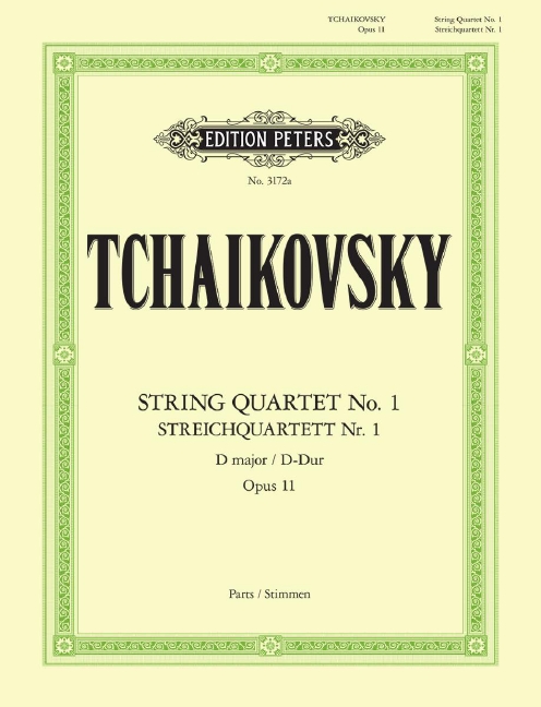 String Quartett No.1 in D Major, Opus 11 (Set of parts)