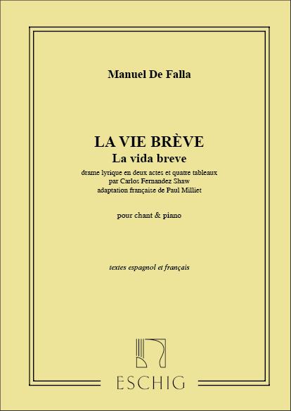 La vie breve (Chant et piano)