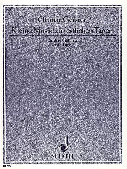 Kleine Musik zu festlichem Tag