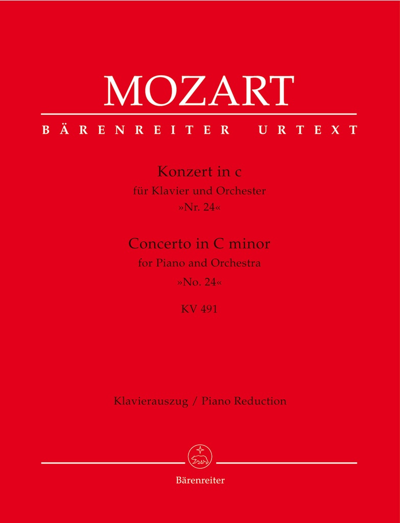 Concerto No.24 C minor, KV.491 (Piano reduction)
