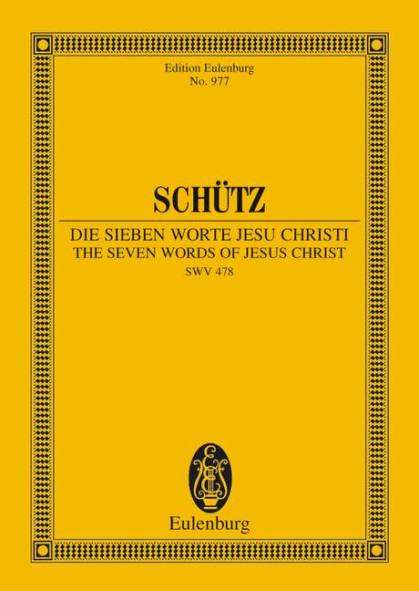 Die 7 Worte Jesu Christi (Study score)