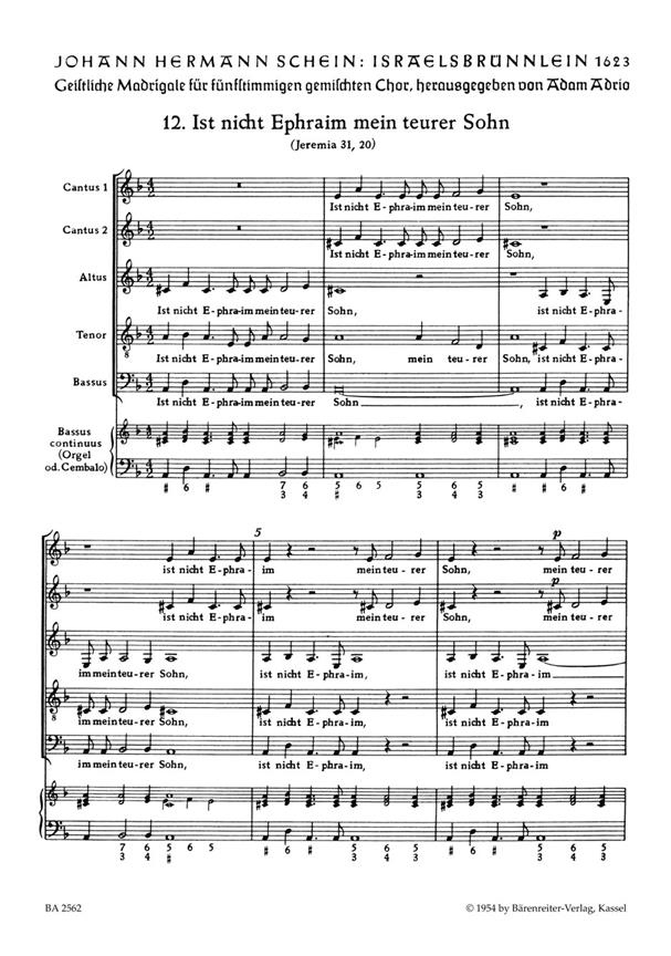 Israelsbrunnlein - Vol.12: Ist nicht Ephraim