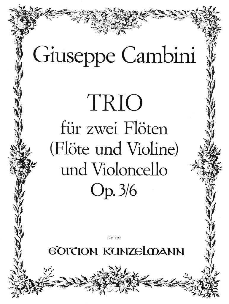 Trio, Op.3/6