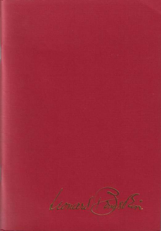 Leonard Bernstein, Catalogue of his Works