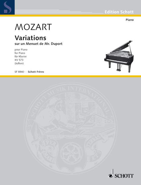 Variations sur un menuet de Mr.Duport