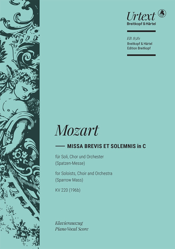 Missa brevis in C major, KV.220 (196b) (Vocal score)