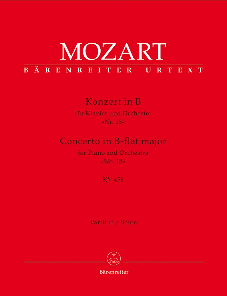 Concerto No.18, KV.456 (Full score)