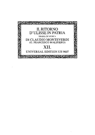 Il ritorno d'Ulisse in patria