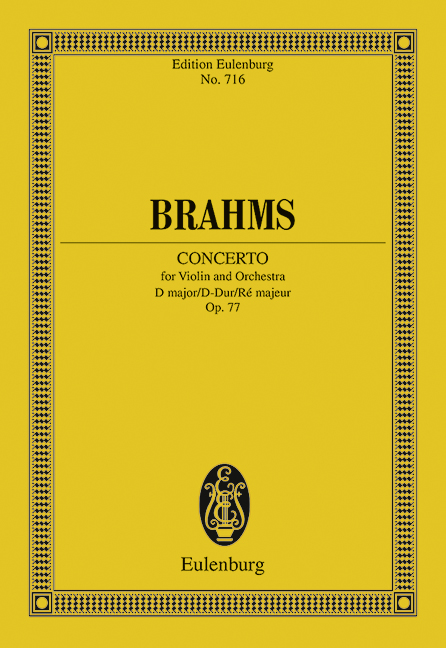 Violin concerto D major, Op.77 (Study score)