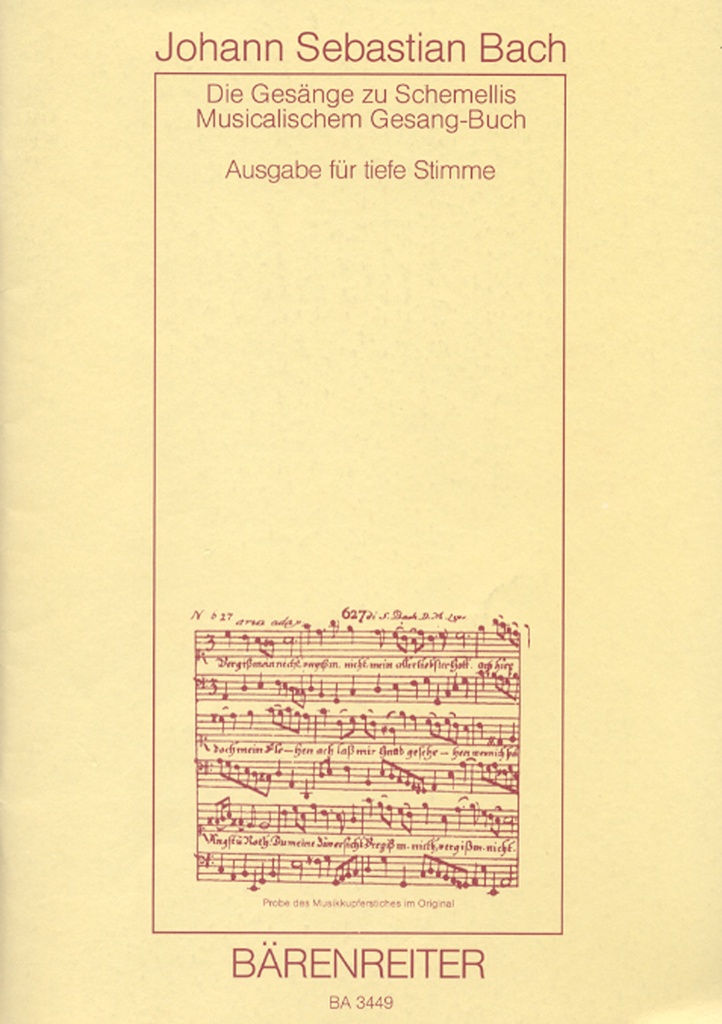 Schemelli-Gesangbuch (Low voice)