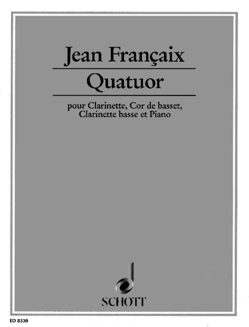 Quatuor (Score and parts)