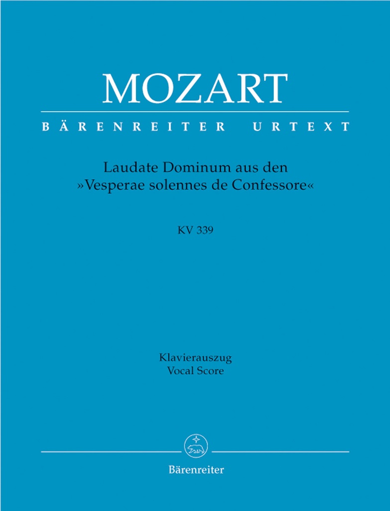 Laudate Dominum, aus KV.339 (Piano reduction)