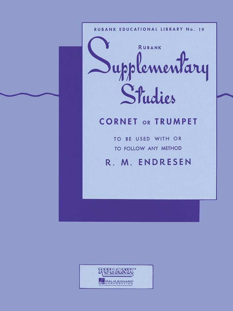 Supplementary Studies for Cornet or Trumpet