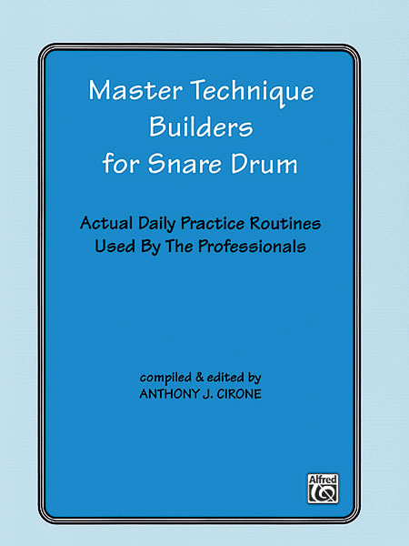 Master technique builders for snare drum
