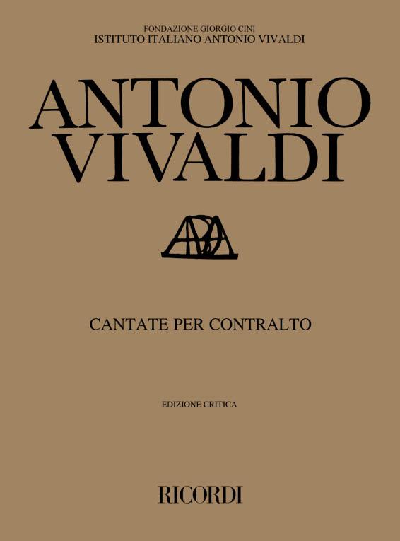 Cantate per contralto (Full score)