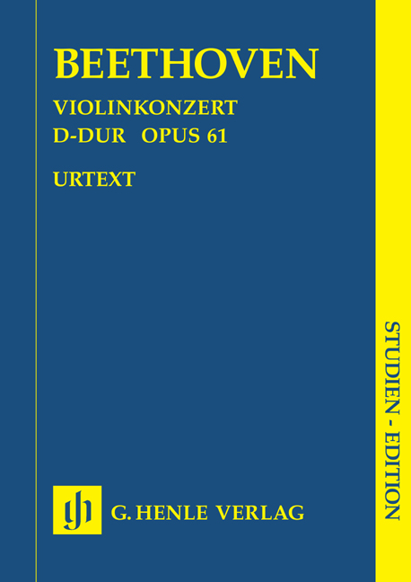 Violin concerto D major, Op.61 (Study score)