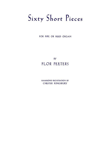 60 Short Pieces