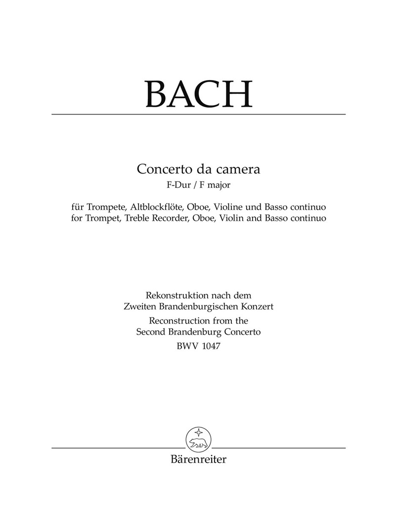 Concerto da camera (Score & parts)