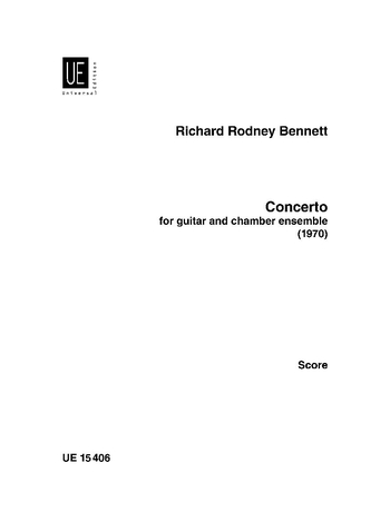 Concerto for Guitar and Chamber Ensemble (Study score)