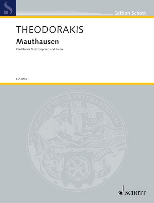 Mauthausen (Greek text) (Cantata for Mezzosoprano and Piano)