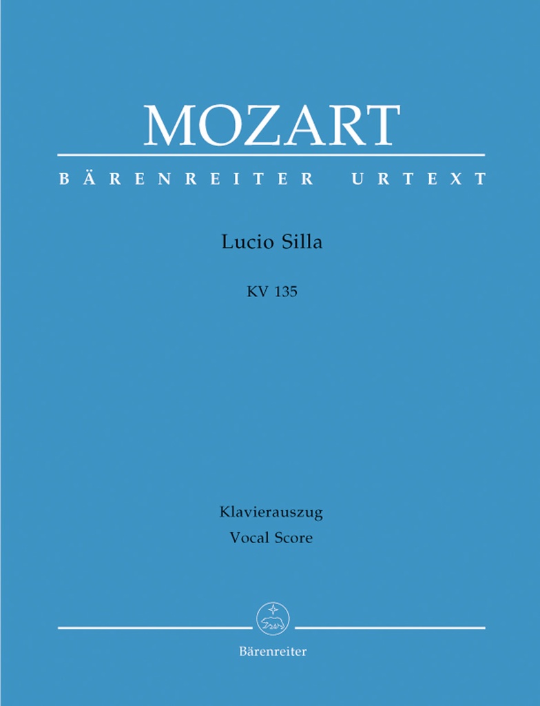 Lucio Silla, KV.135  (Vocal score)