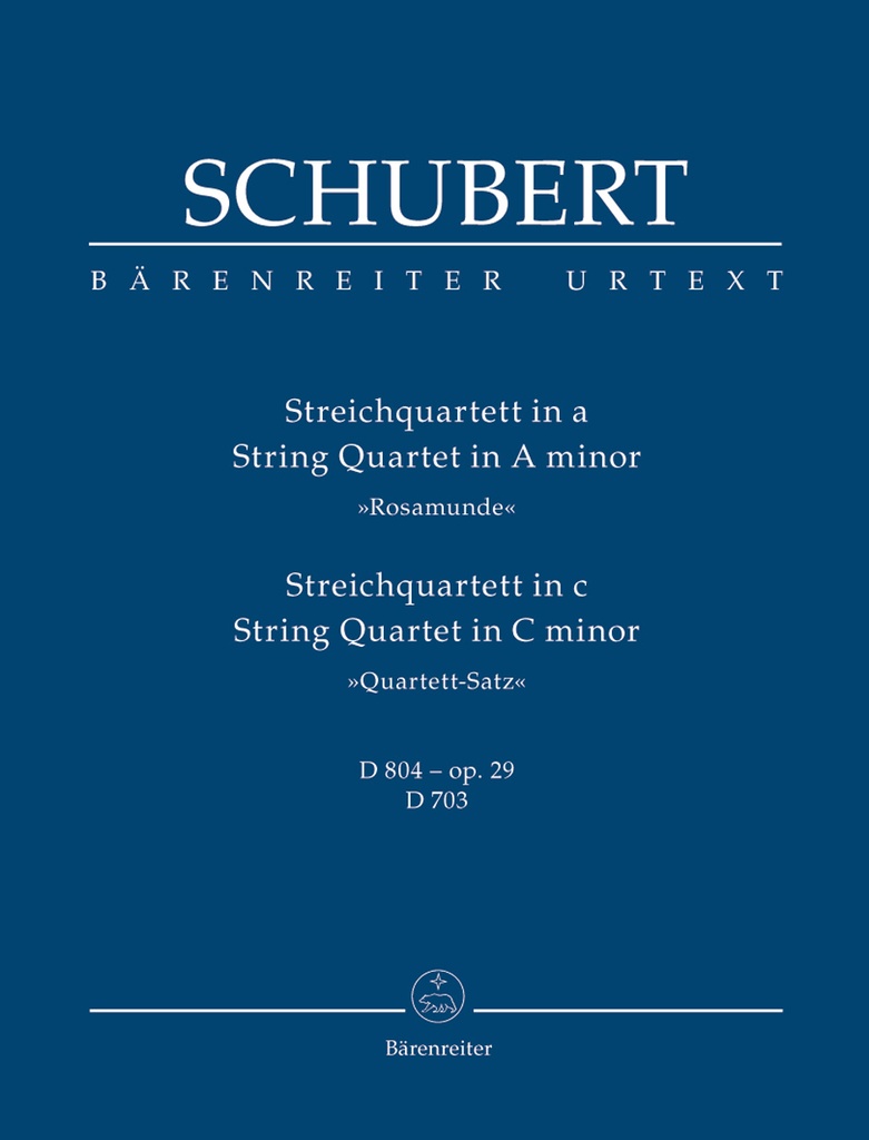 String Quartet D.804 & D.703 (Study score)