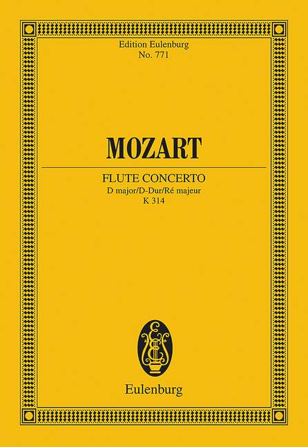Konzert D-dur, KV.314 (Study score)