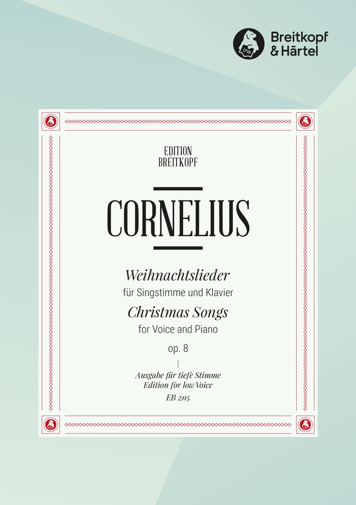 Christmas Songs, Op.8 (Low voice)